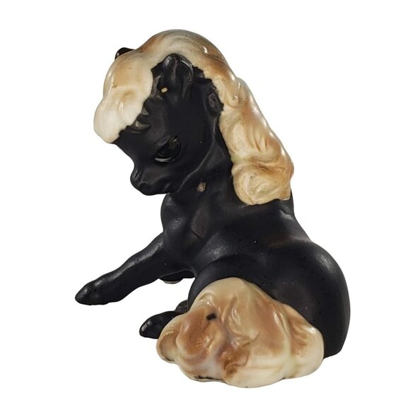 Josef Originals Black Pony Sitting Horse Figurine HTF - Picture 1 of 8